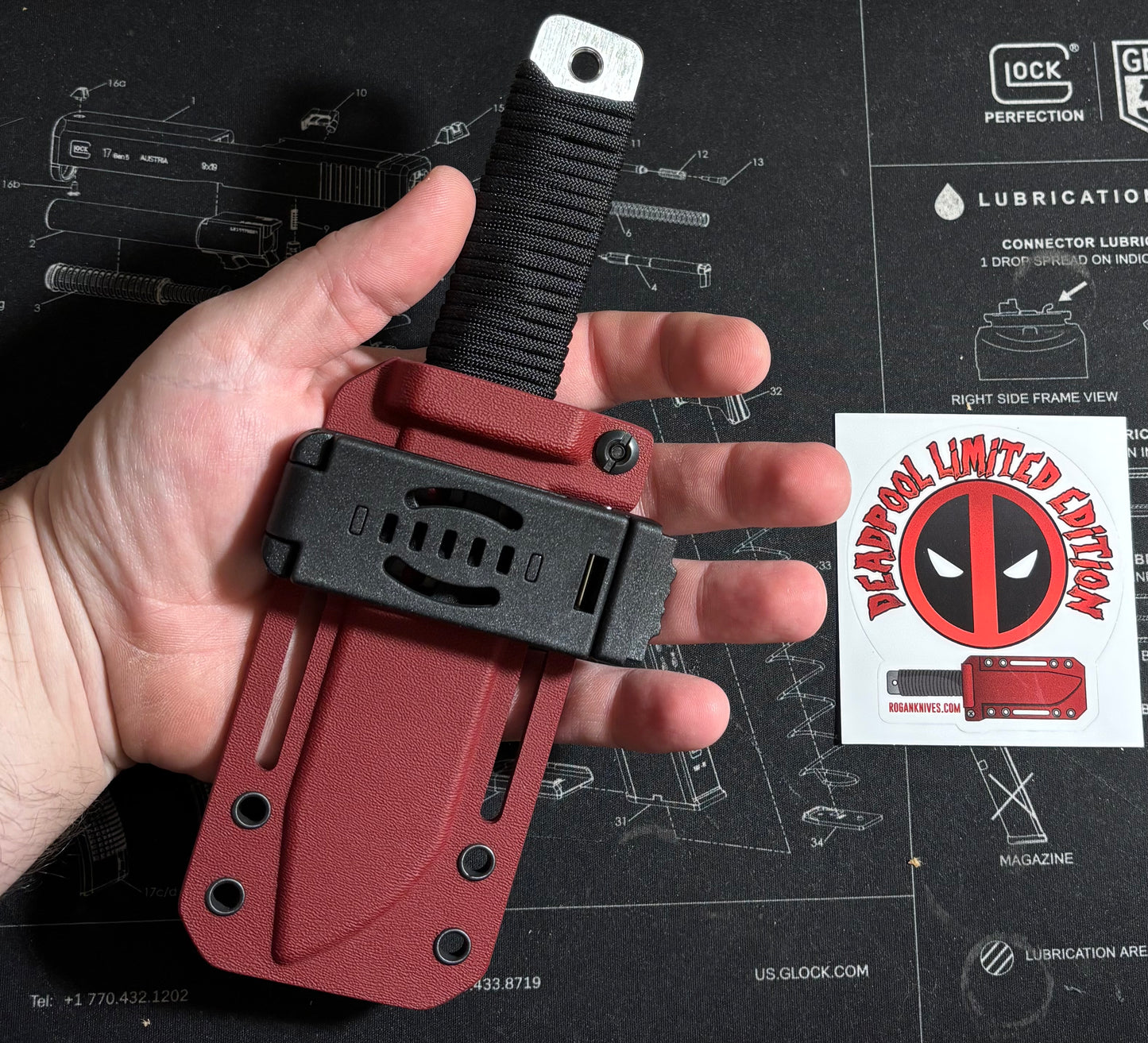 Deadpool Limited Edition RFK (Rogan Field Knife) Only 6 available.