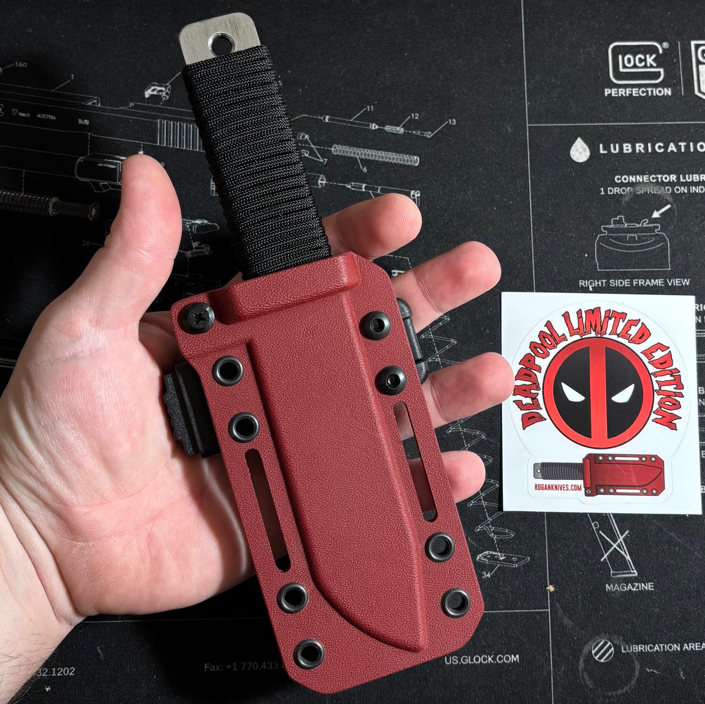 Deadpool Limited Edition RFK (Rogan Field Knife) Only 6 available.