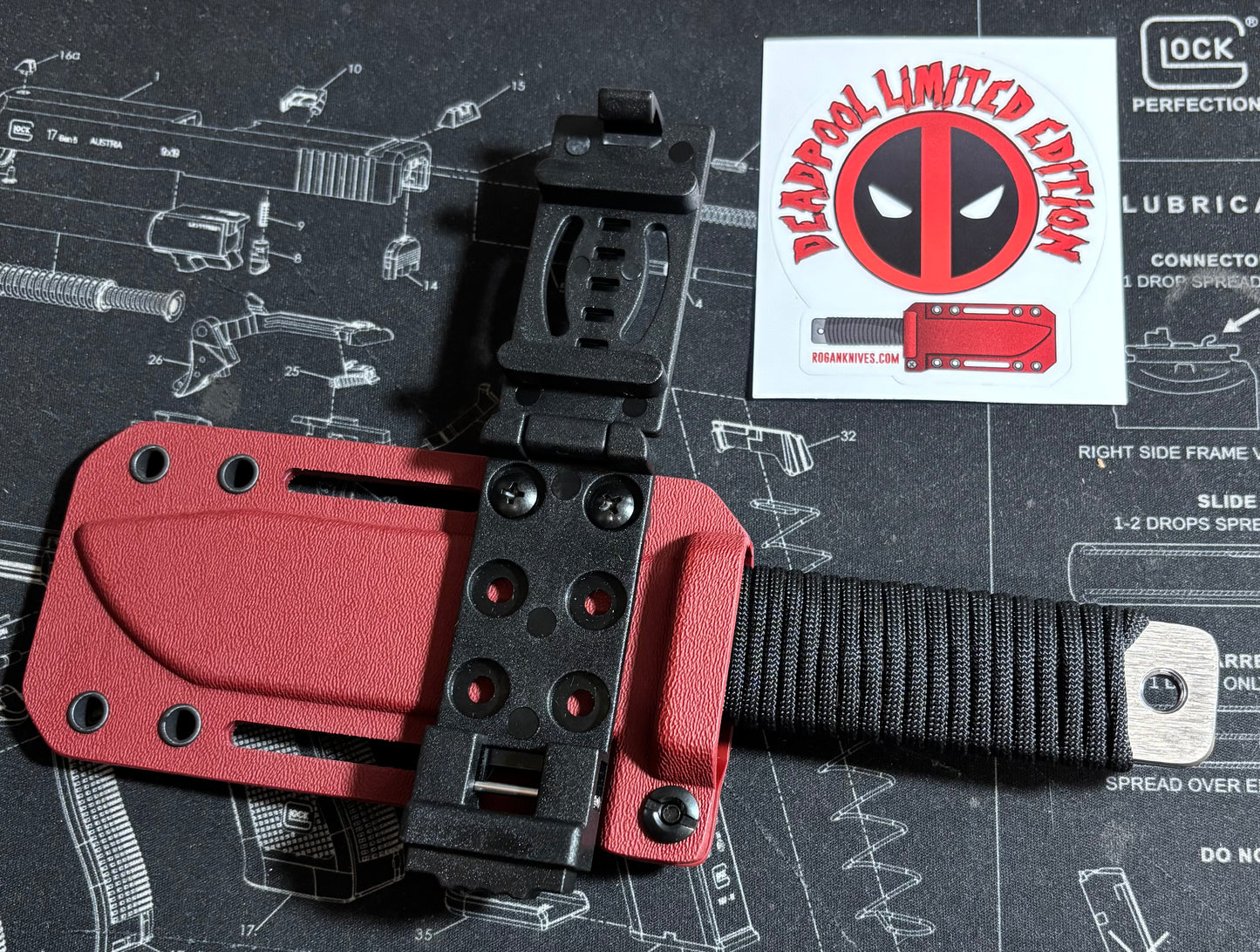 Deadpool Limited Edition RFK (Rogan Field Knife) Only 6 available.