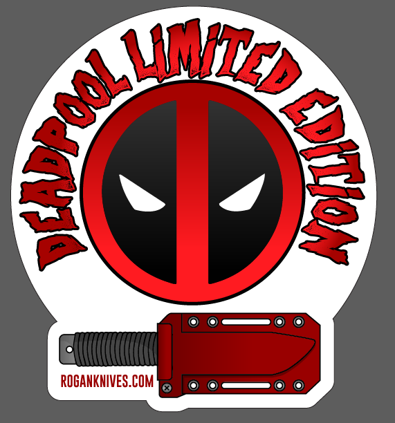 Deadpool Limited Edition RFK (Rogan Field Knife) Only 6 available.